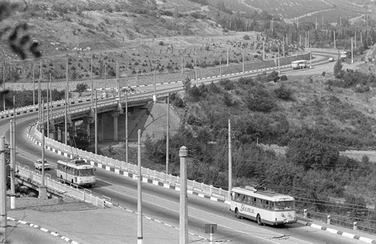 Crimean trolleybus — Historical photos (1959 — 2000)