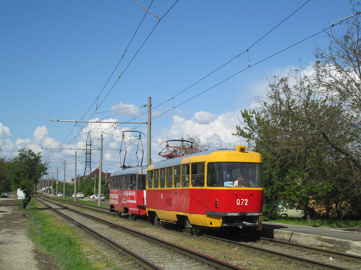 Краснодар, Tatra T3SU № 072