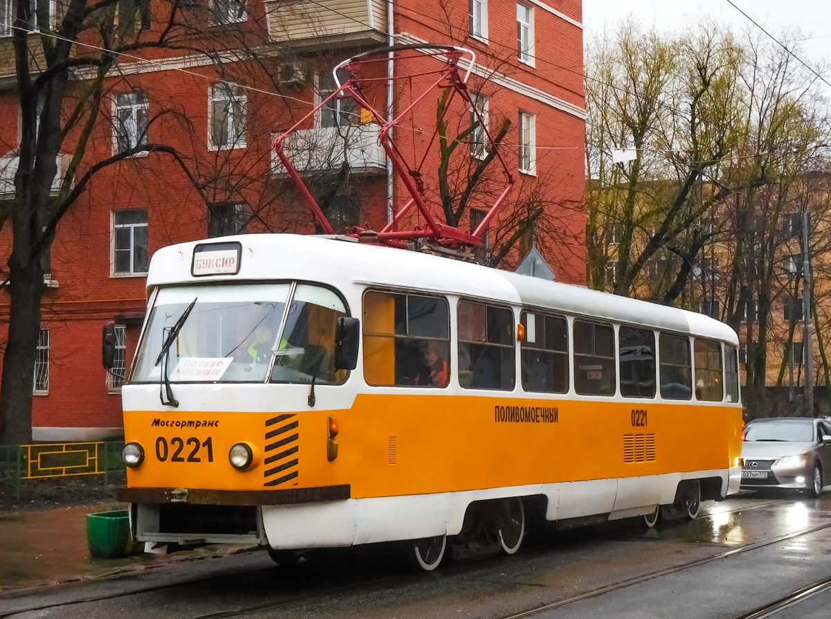 Москва, Tatra T3SU № 0221