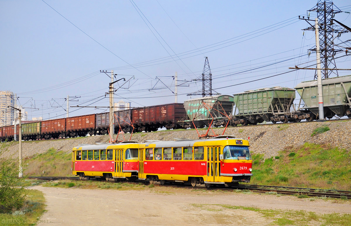 Волгоград, Tatra T3SU (двухдверная) № 2679; Волгоград, Tatra T3SU (двухдверная) № 2678