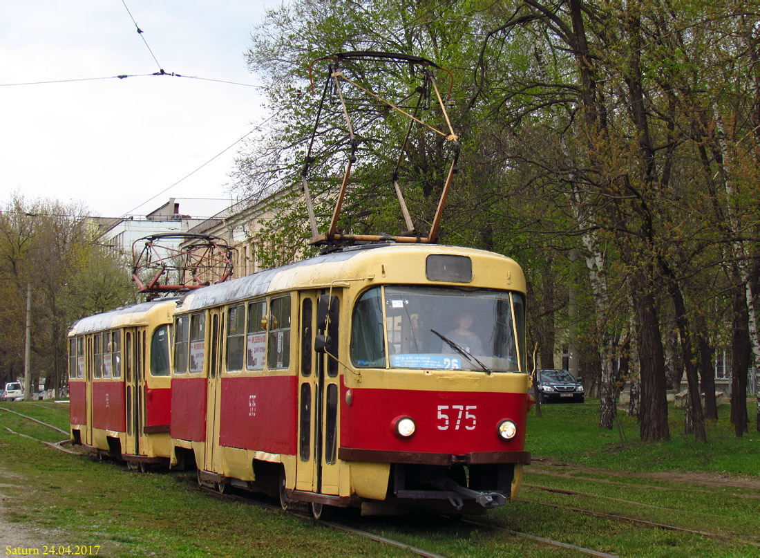 Харьков, Tatra T3SU № 575