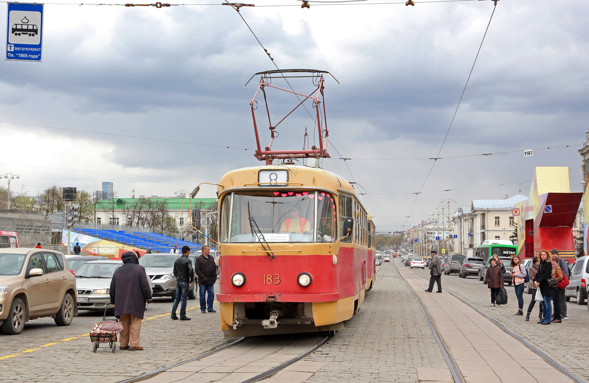 Yekaterinburg, Tatra T3SU № 183