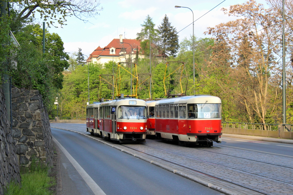 Praga, Tatra T3SUCS Nr 7234; Praga, Tatra T3SUCS Nr 7144