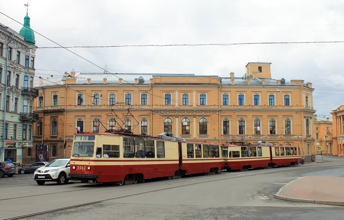 Sankt-Peterburg, LVS-86K № 5062; Sankt-Peterburg — Customized trip on SMU 5062+5063 06.05.2017