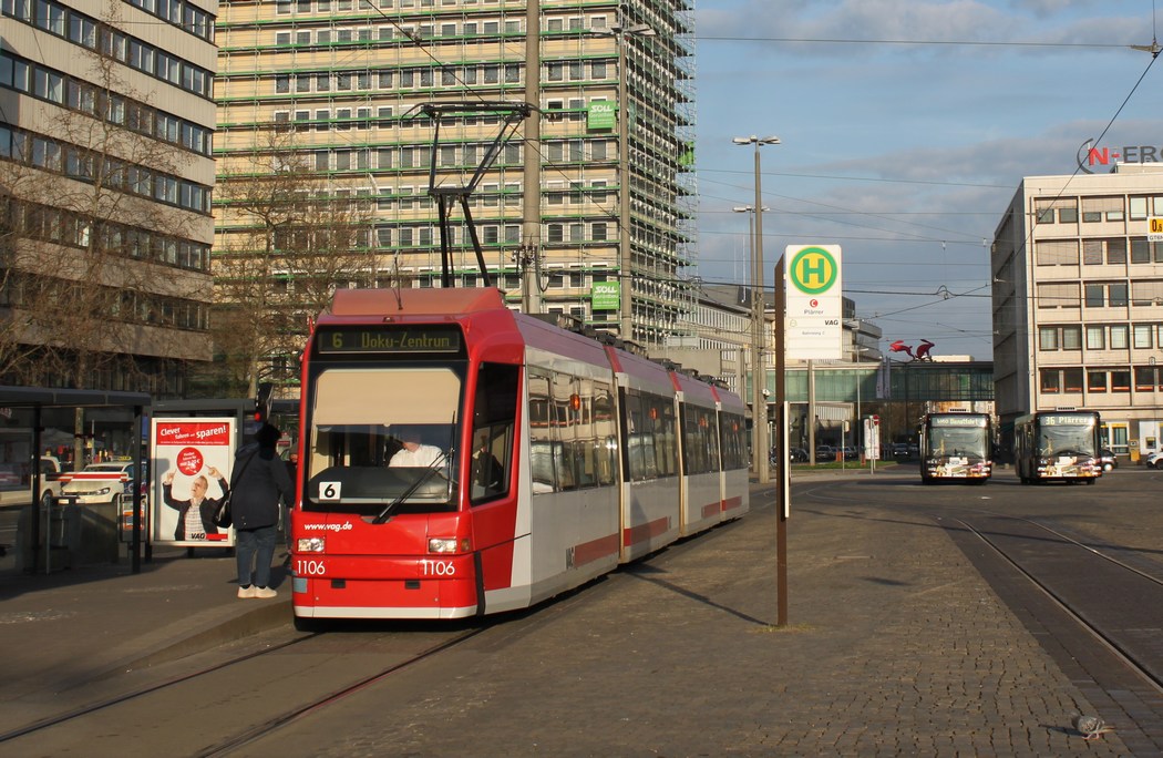 Nuremberg, Adtranz GT8N2 № 1106