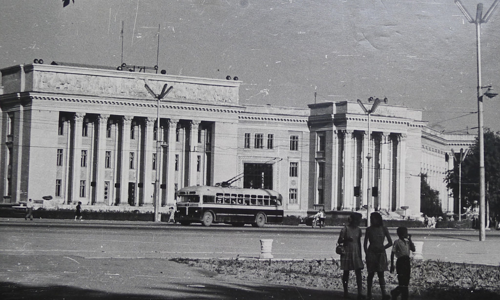 Dušanbe — Gafur Shermatov photo archive; Dušanbe — Old photos — Stalinabad; Dušanbe — The Dushanbe trolleybus is 60 years old