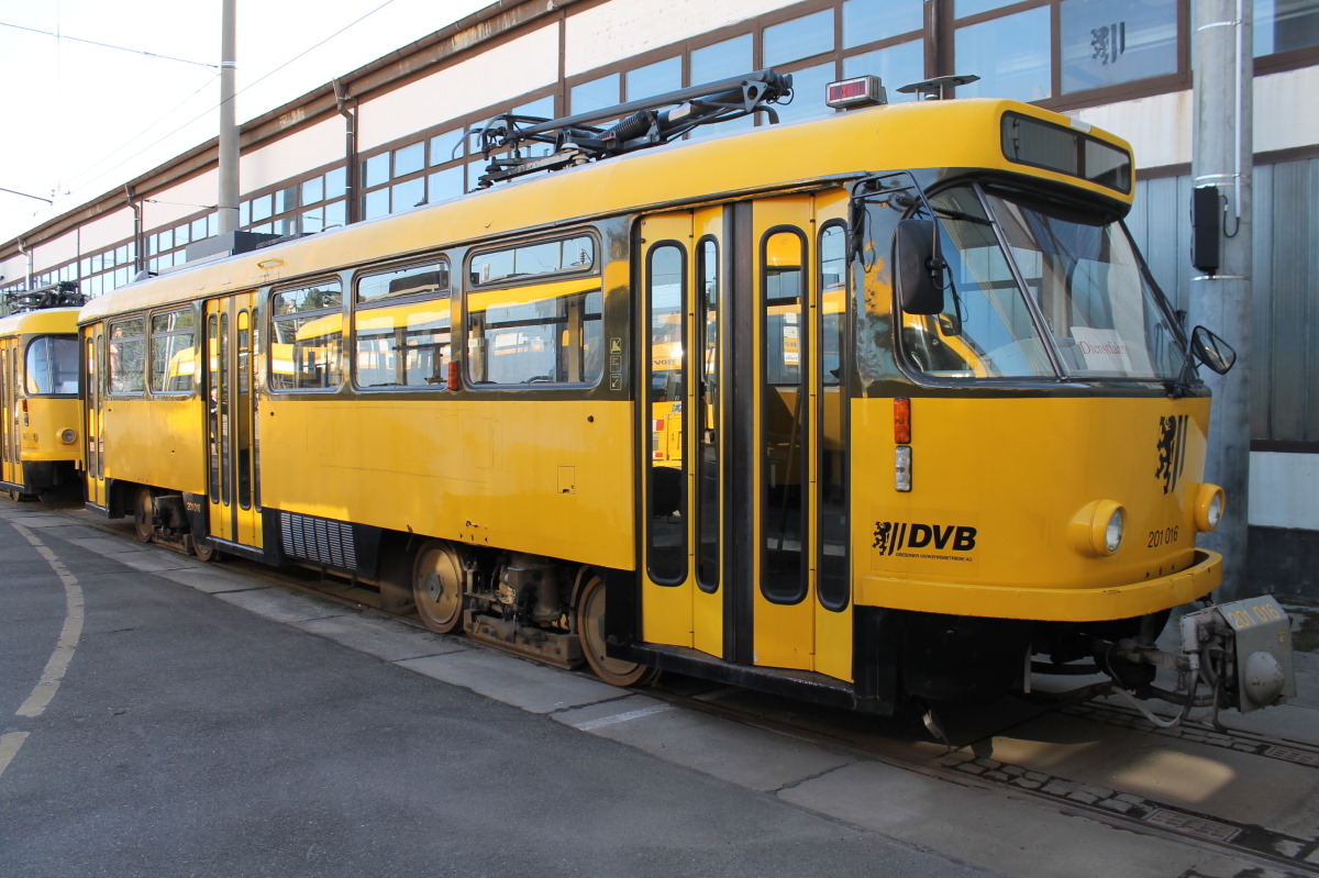 Drezda, Tatra T4D-MT — 201 016; Drezda — 140th anniversary of Dresden trams (29-30.09.2012)