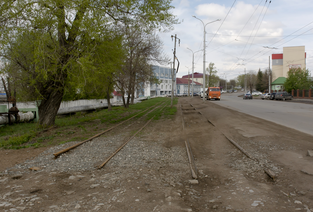 Ufa — Closed tramway lines