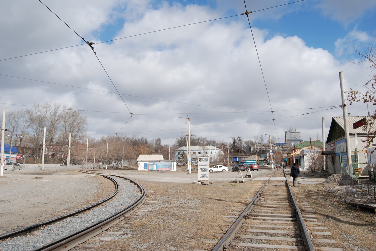 Ачинск — Трамвайные линии и инфраструктура (Городская часть)