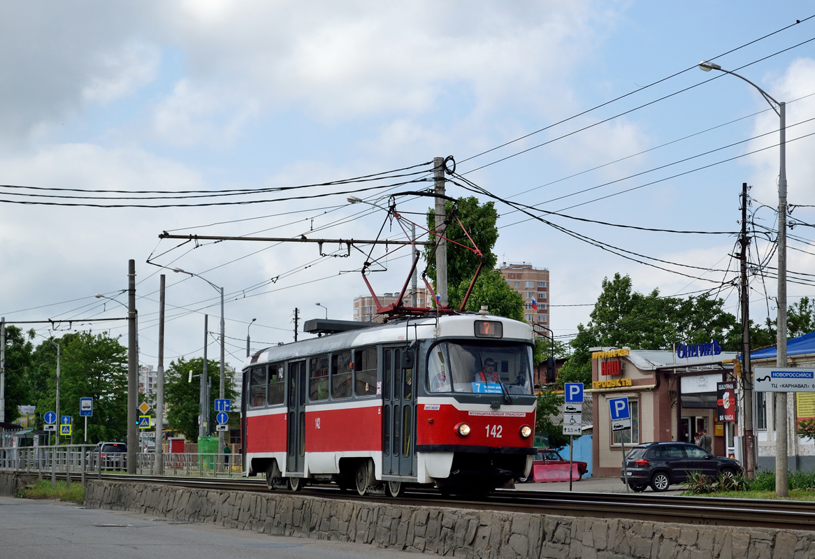 Краснодар, Tatra T3SU КВР МРПС № 142