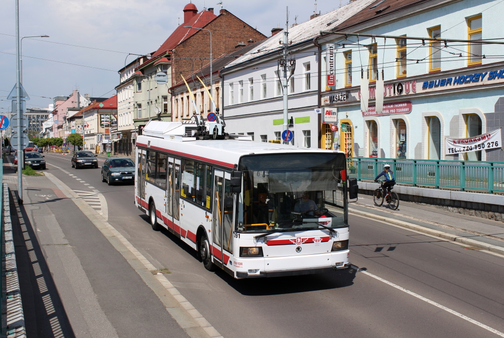 Пардубице, Škoda 21Tr № 391; Пардубице — Празднование 65-летия троллейбусного движения в Пардубице