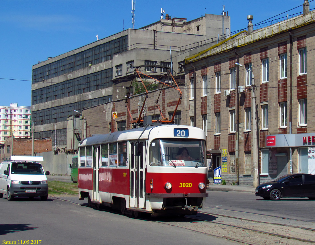 Charkov, Tatra T3SUCS č. 3020