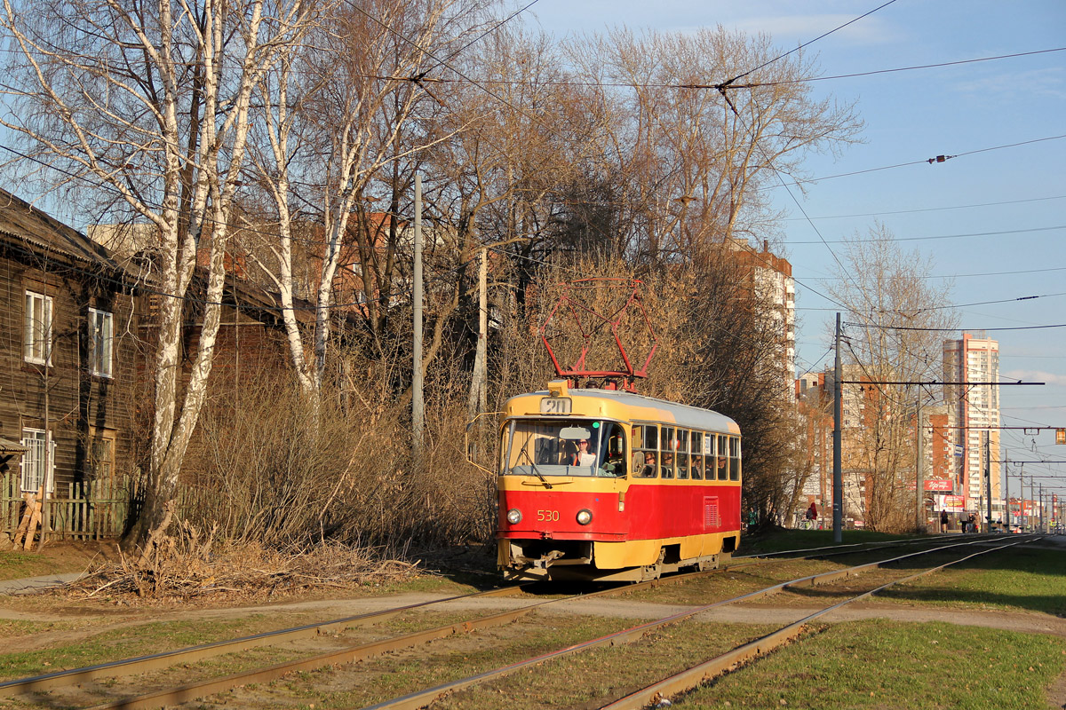 Екатеринбург, Tatra T3SU (двухдверная) № 530