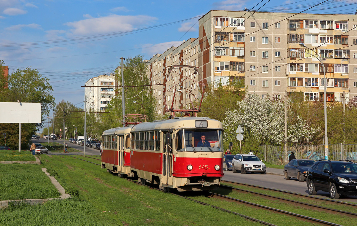 Yekaterinburg, Tatra T3SU (2-door) nr. 645