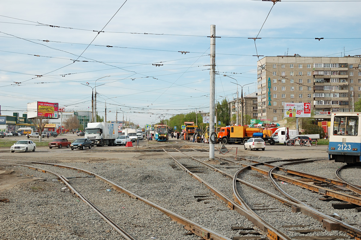 Magnitogorsk — Track repair works