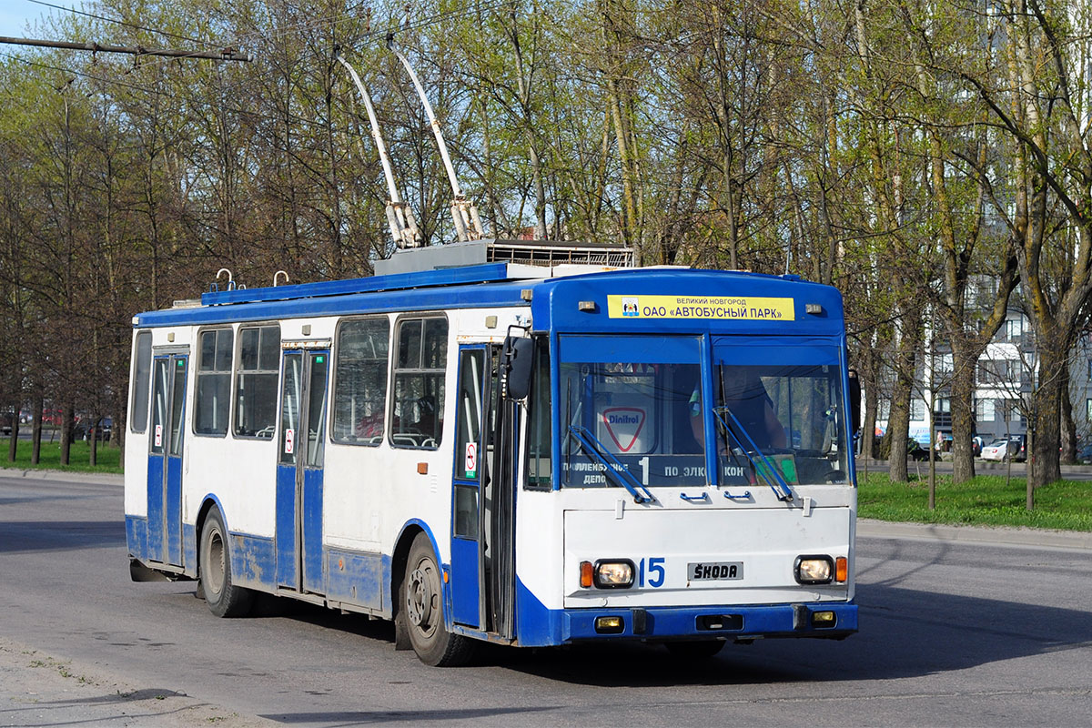Velikiy Novgorod, Škoda 14TrM (VMZ) № 15