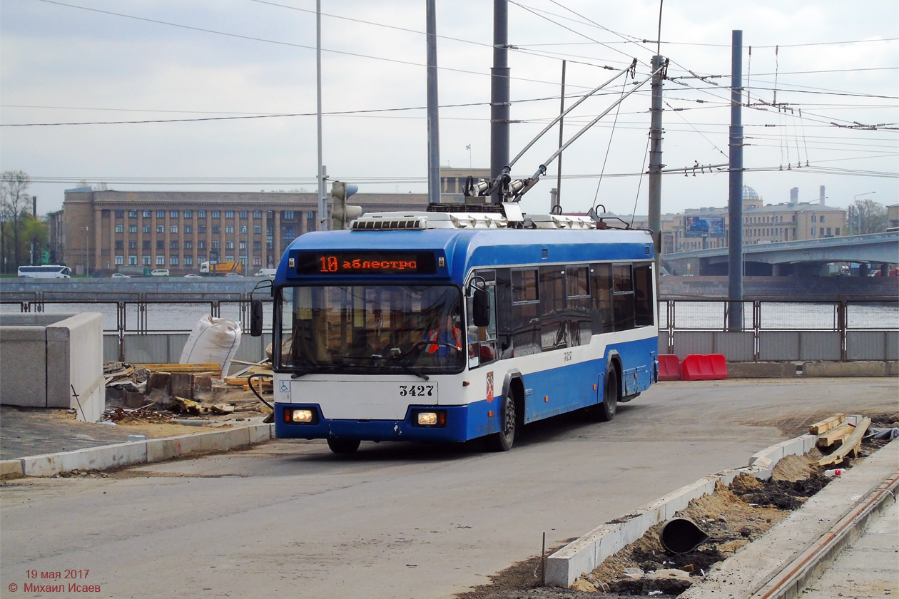 Sankt Peterburgas, BKM 321 nr. 3427; Sankt Peterburgas — Track repairs