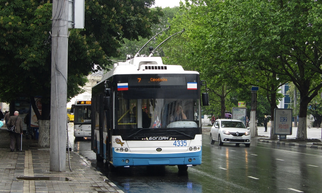 Crimean trolleybus, Bogdan T70110 № 4335