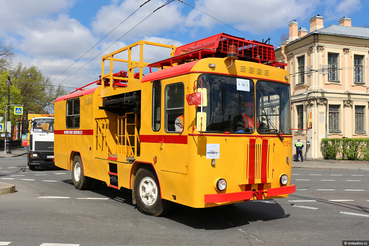 Sankt Peterburgas, TS-56 nr. ГТЭ-4; Sankt Peterburgas — Trolleybus parade 21.05.2017