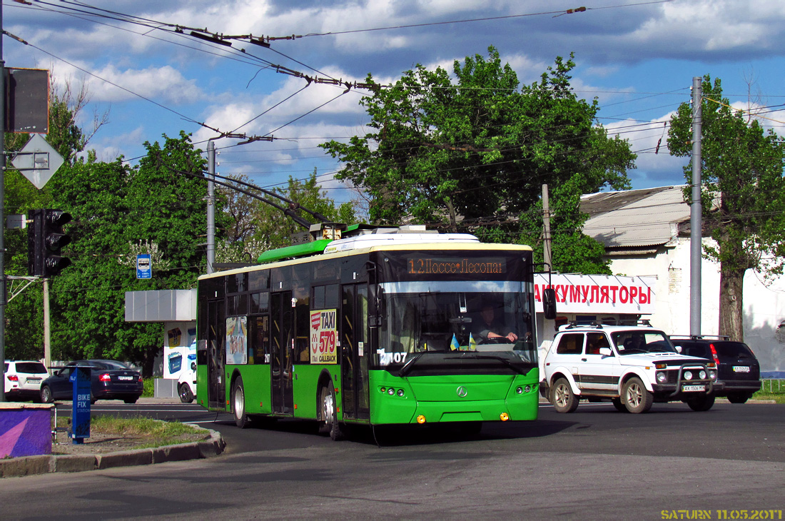 Харьков, ЛАЗ E183A1 № 2107