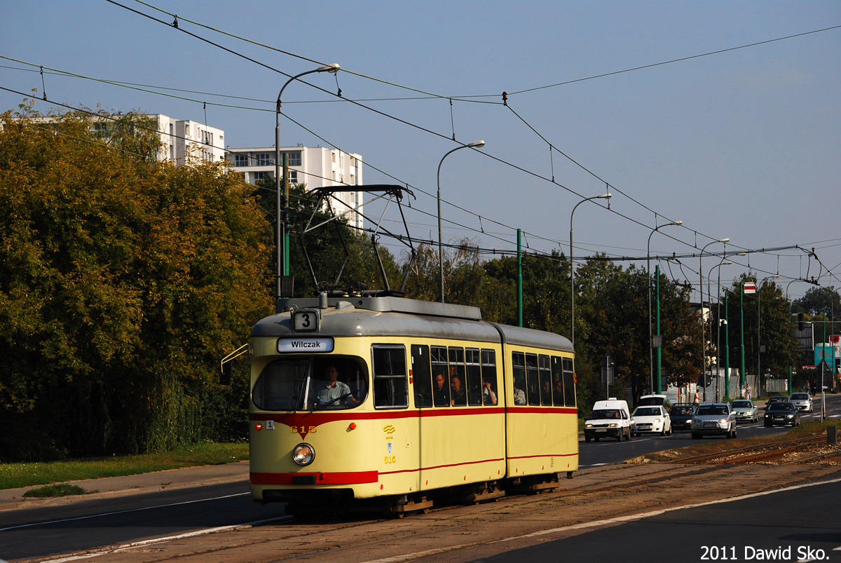 Poznań, Duewag GT6 č. 615