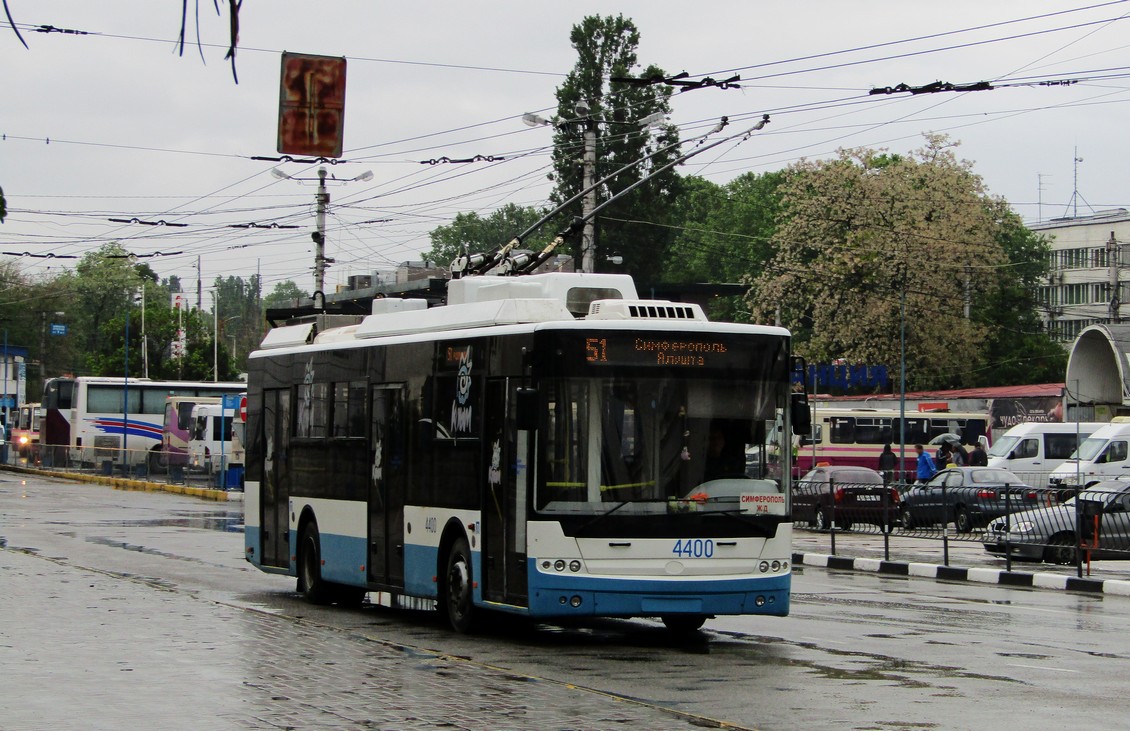 Crimean trolleybus, Bogdan T70115 # 4400