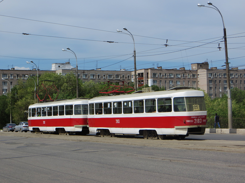 Samara, Tatra T3SU (2-door) № 2183