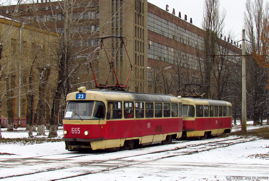 Харків, Tatra T3SU № 665