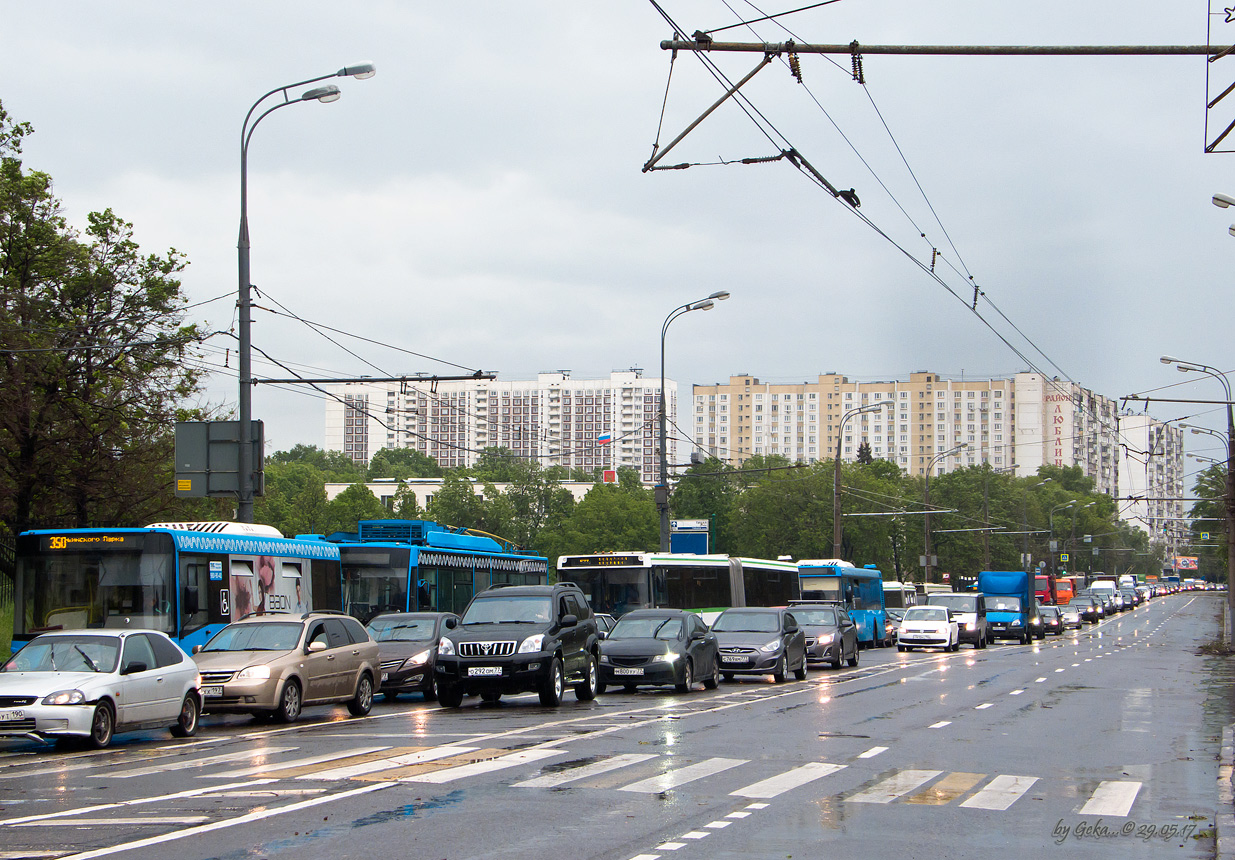 Moscow — Accidents; Moscow — Trolleybus lines: South-Eastern Administrative District
