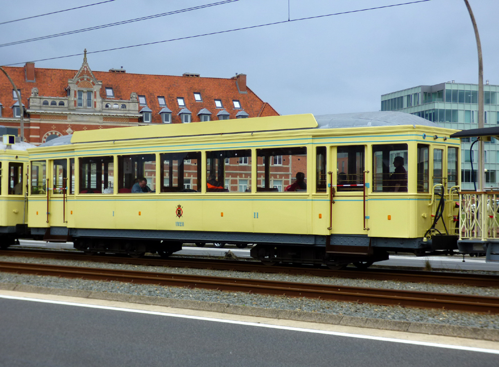 Kusttram, SNCV Standard wooden trailer car # 19211; Kusttram — 2. Themarit TTO Noordzee, 07.05.2017.