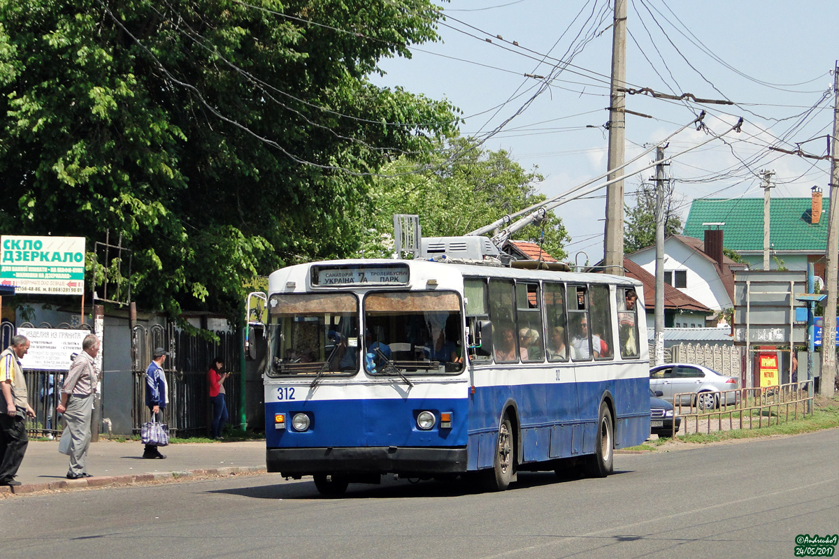 Черкассы, ЗиУ-682В-012 [В0А] № 312