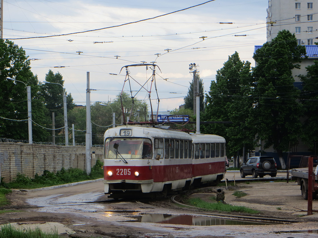 Самара, Tatra T3SU № 2205; Самара — Конечные станции и кольца (трамвай)