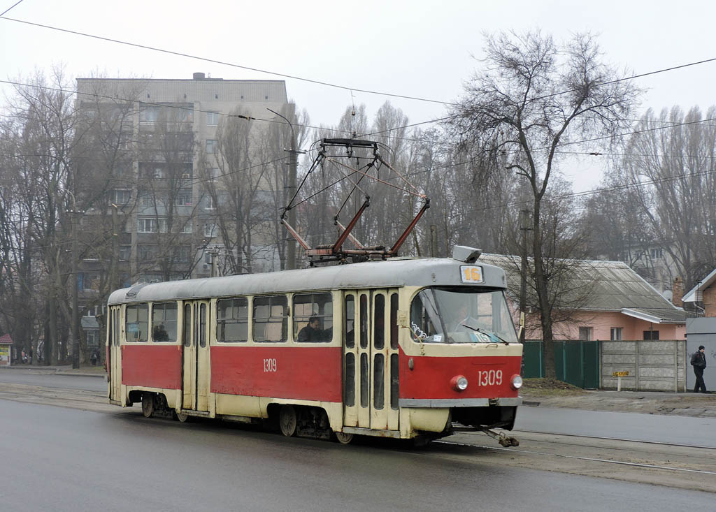 Днепр, Tatra T3SU № 1309