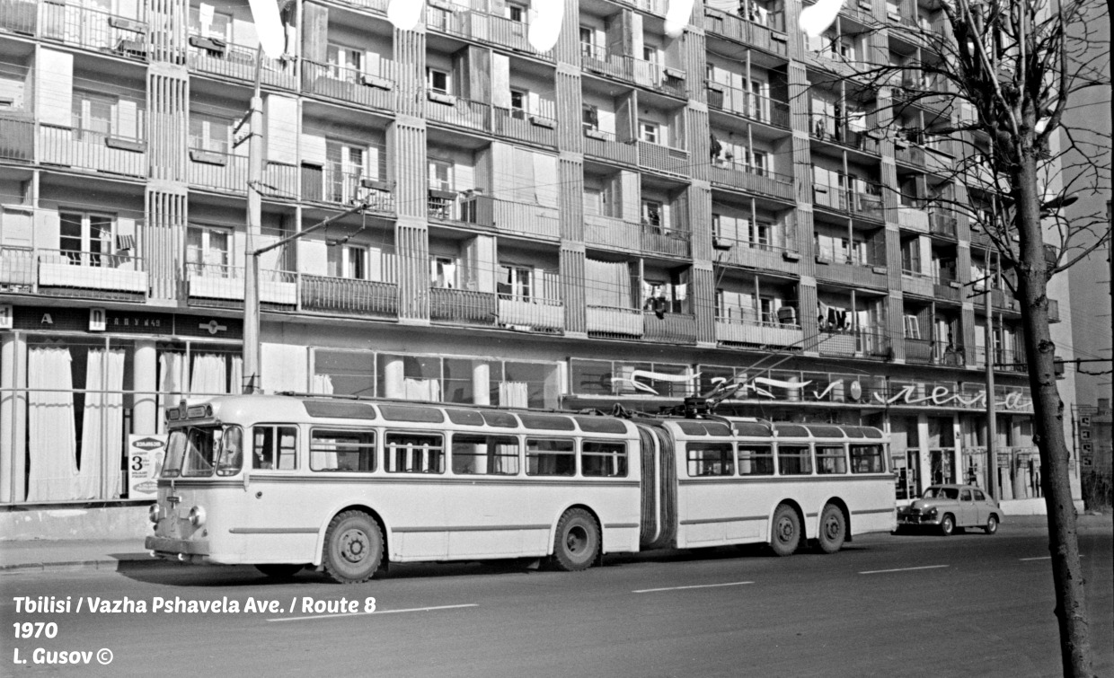 Tbilisis, SVARZ TS-1 nr. 2; Tbilisis — Old photos and postcards — trolleybus