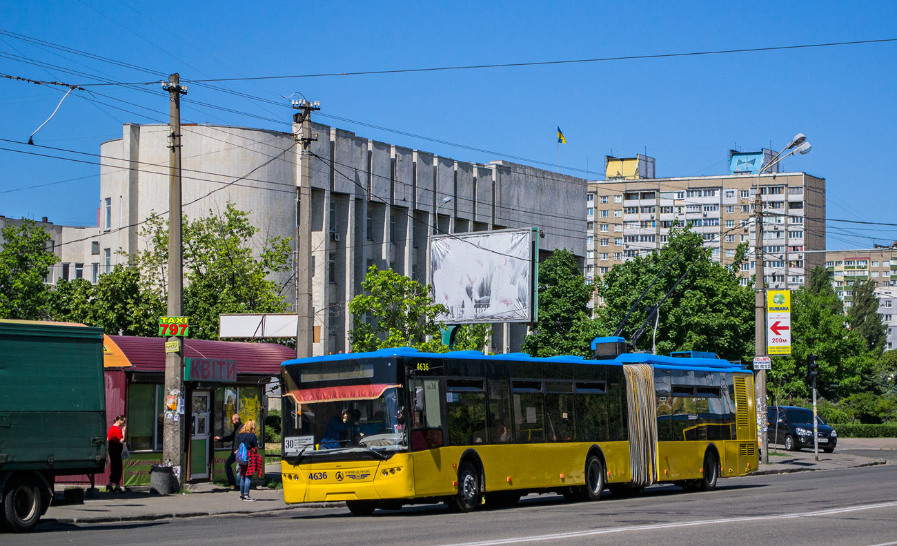Киев, ЛАЗ E301D1 № 4636