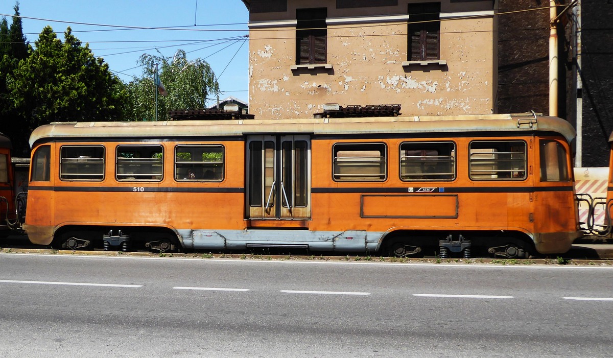 Milano, ATM Bloccati series 500-B # 510; Milano — Suburban tramway line "Comasina"-"Limbiate"