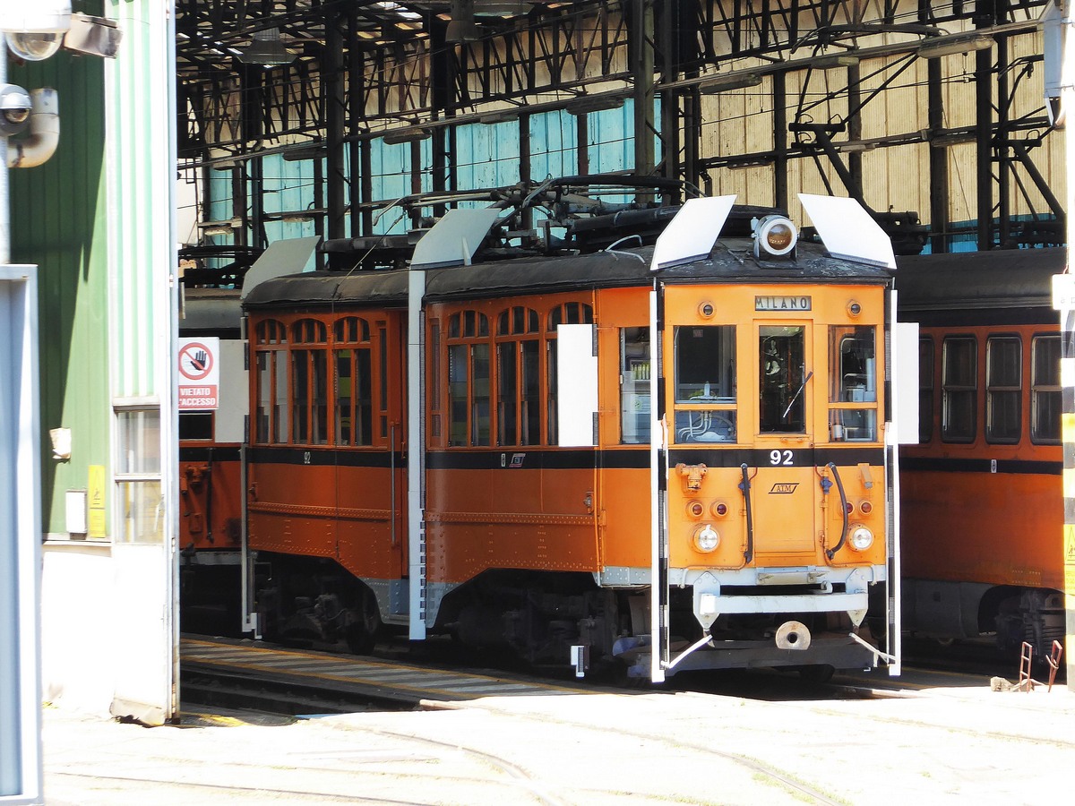 Milan, ATM series "Reggio Emilia" № 92; Milan — Suburban tramway line "Comasina"-"Limbiate"