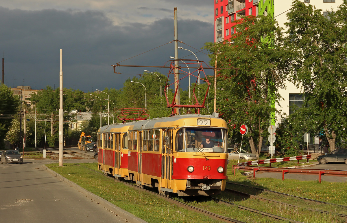 Екатеринбург, Tatra T3SU № 173