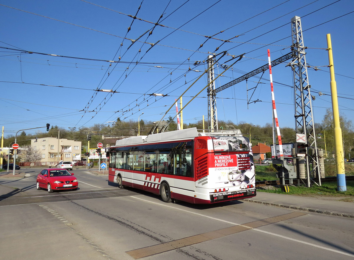 Прешов, Škoda 24Tr Irisbus Citelis № 701; Прешов — Троллейбусные пересечения с электрифицированной ж.д.
