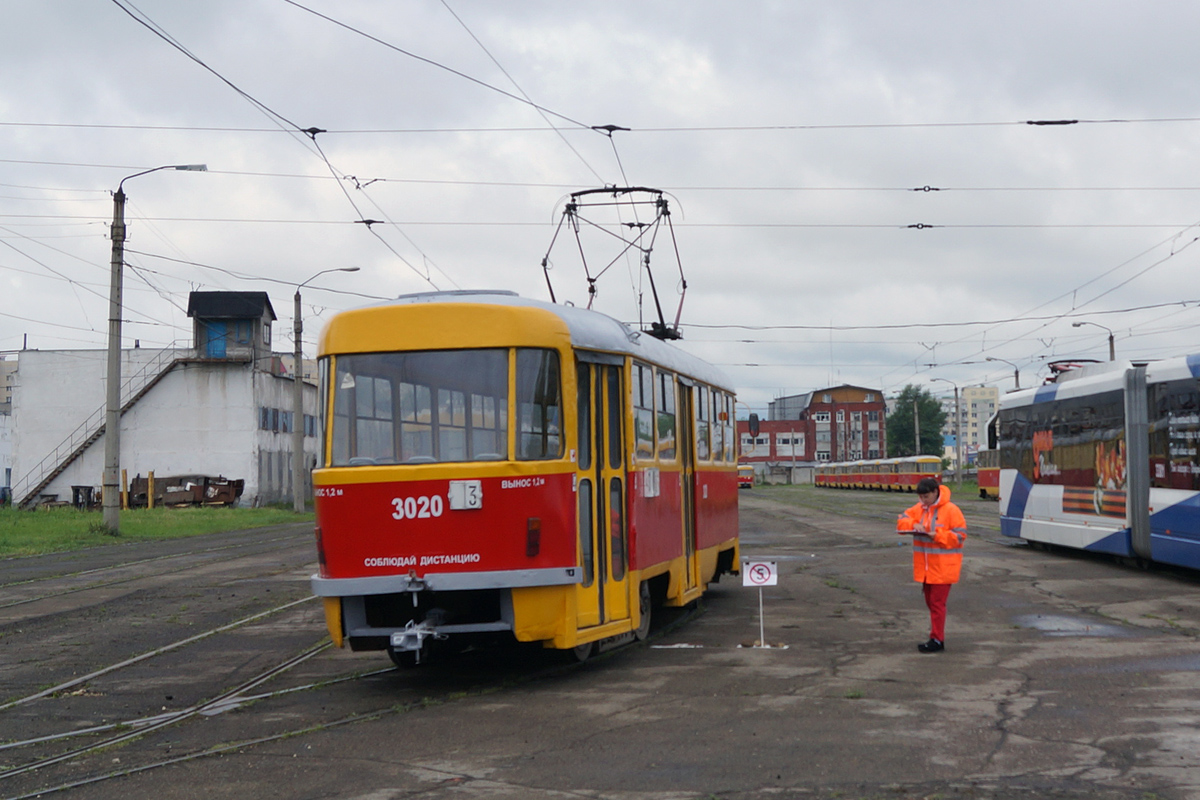 Барнаул, Tatra T3SU № 3020; Барнаул — Конкурс водителей трамвая 2017 г.