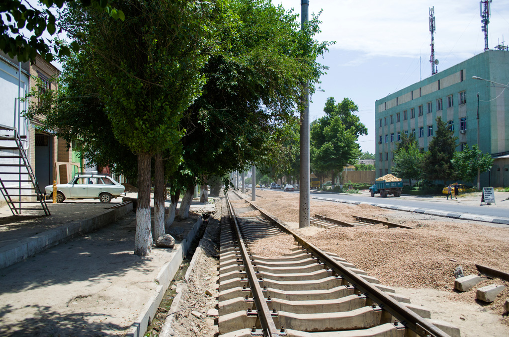 Samarkand — Tramway Line Construction