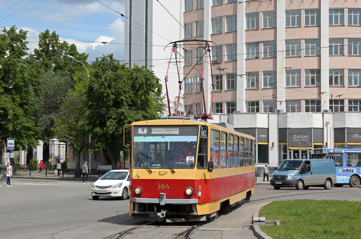 Екатеринбург, Tatra T6B5SU № 364