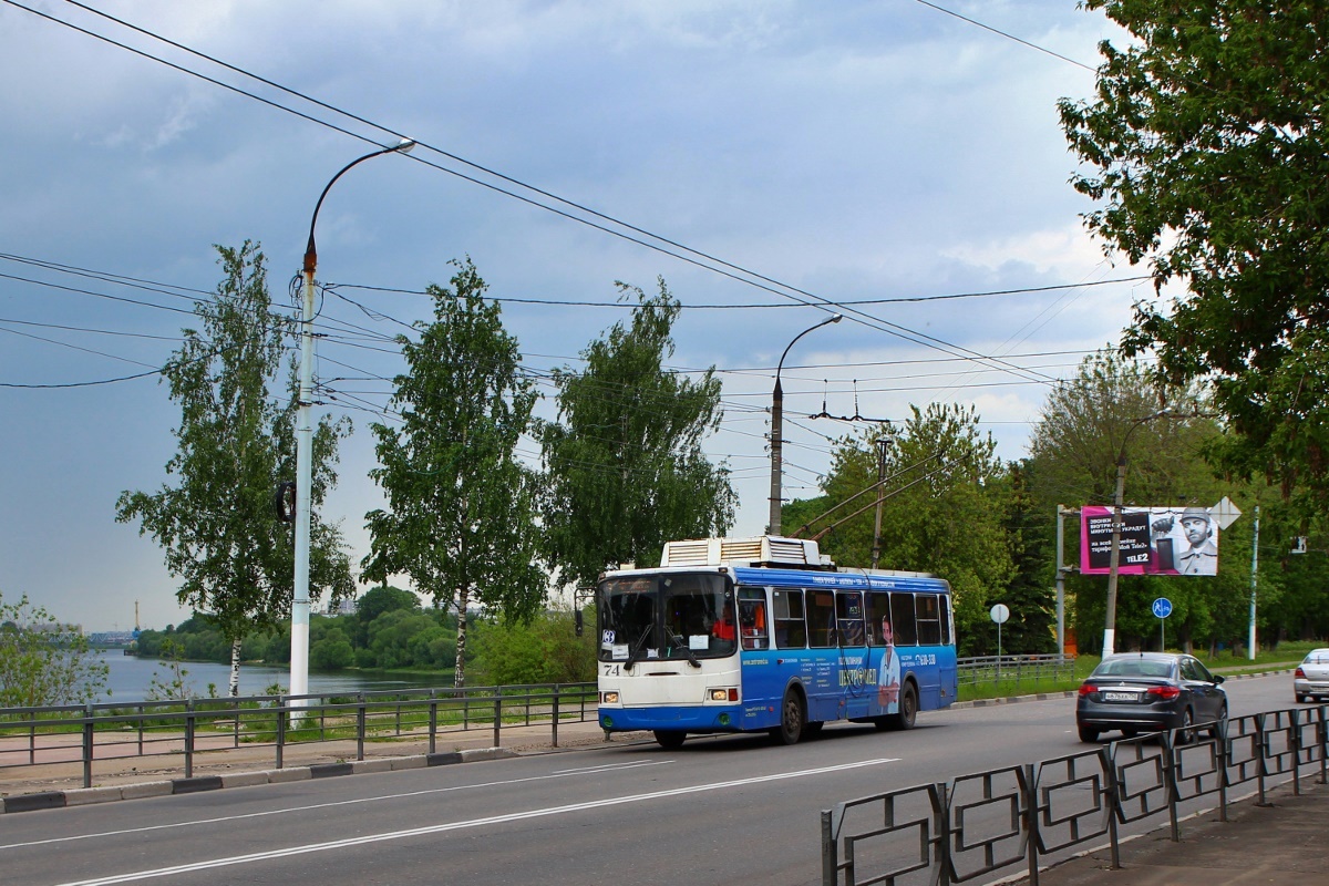 Tver, LiAZ-5280 № 74; Tver — Trolleybus lines: Zavolzhsky District