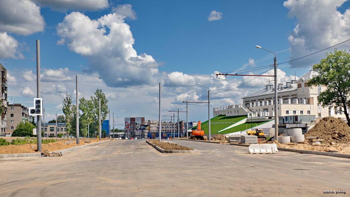 Уладзімір — Cтроительство троллейбусных линий