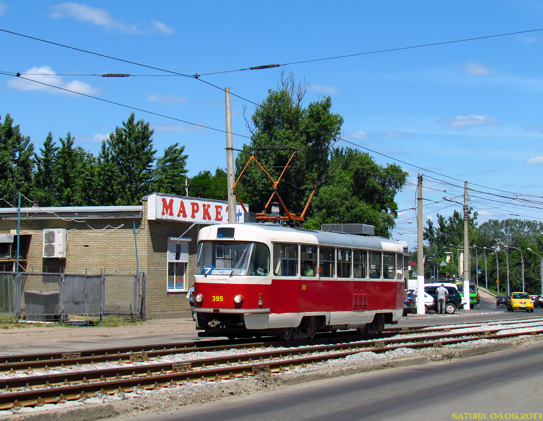 Харьков, Tatra T3M № 395