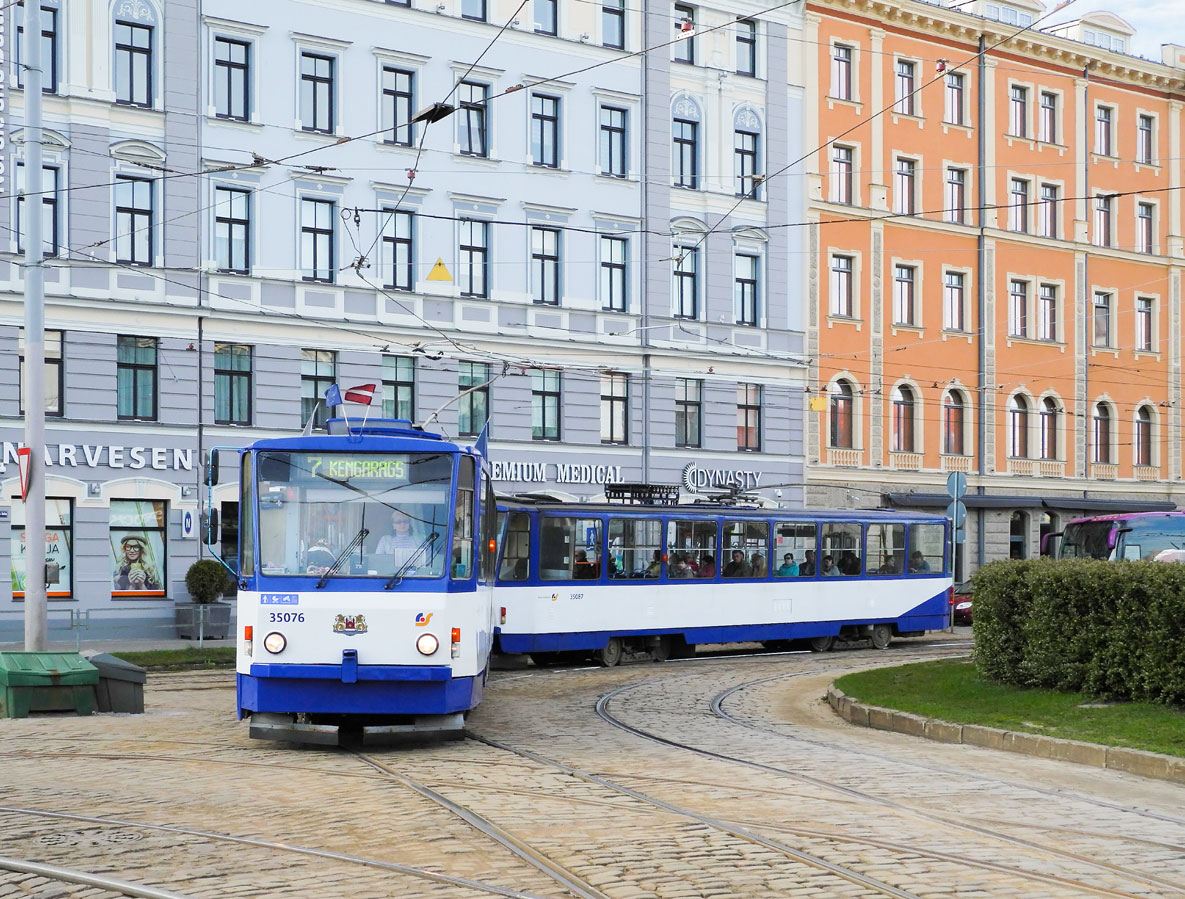 Riga, Tatra Т3MR (T6B5-R) nr. 35076