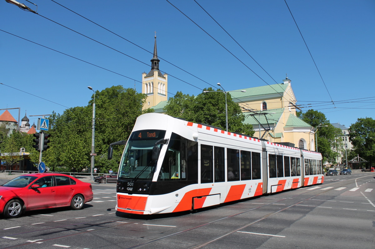 Таллин, CAF Urbos AXL № 501