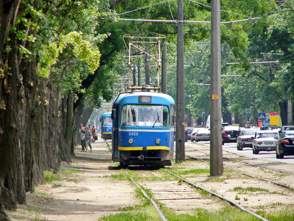 Одесса, Tatra T3R.P № 3329