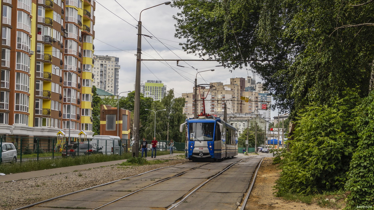 Kijiva, 71-154M-K № 450; Kijiva — Tram parade 17.06.2017