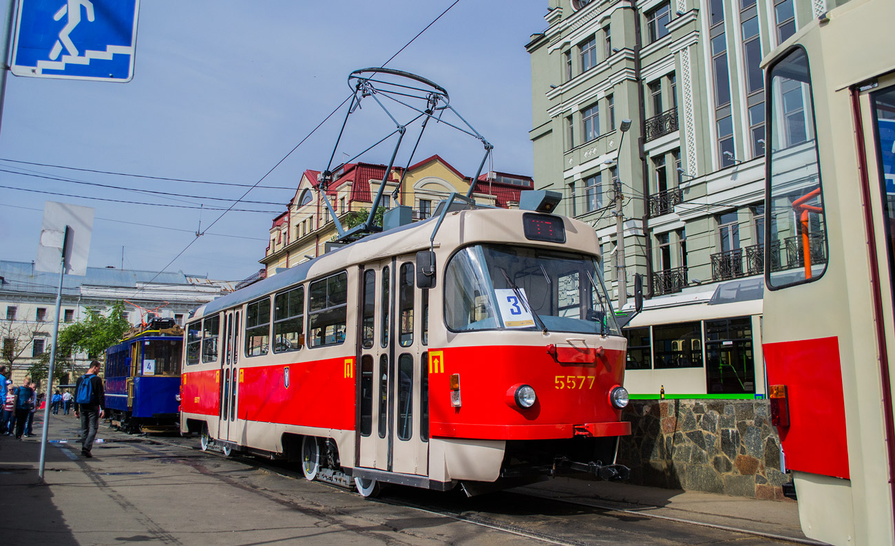Киев, Tatra T3SUCS № 5577; Киев — Парад трамваев 17.06.2017